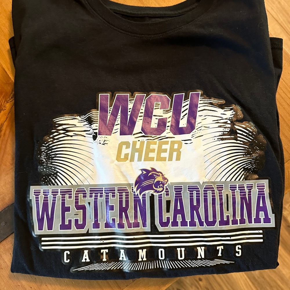 Western Carolina University cheer shirt